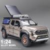1/24 Toyota Tacoma Off Road SUV Alloy Diecast Model Car Sound and Light Pull Back Children Toy Car Birthday Gifts for Boy Kids