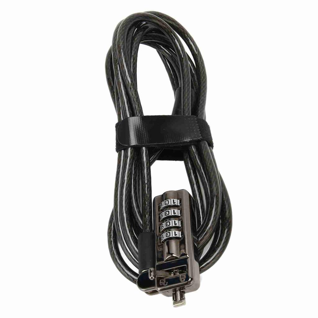 Laptop Cable Lock Theft Deterrent Keyless Lock Laptop Lock Security Cable with 4 Digit Password Protections for
