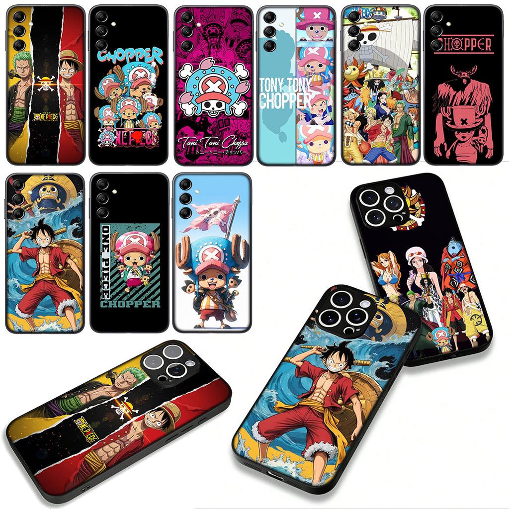 for Xiaomi Redmi Note 14 12 13 ProPlus A4 A3 Pro Plus 12C 13C 14C 5G Phone Cover Case Zoro Luffy One Pieces Tony Chopper Casing