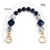 DIY Dekoration Acrylperlen Taschenkette Metallkette Lanyard Perlen Tasche Anhänger Schlüsselanhänger Austauschbare Griffkette