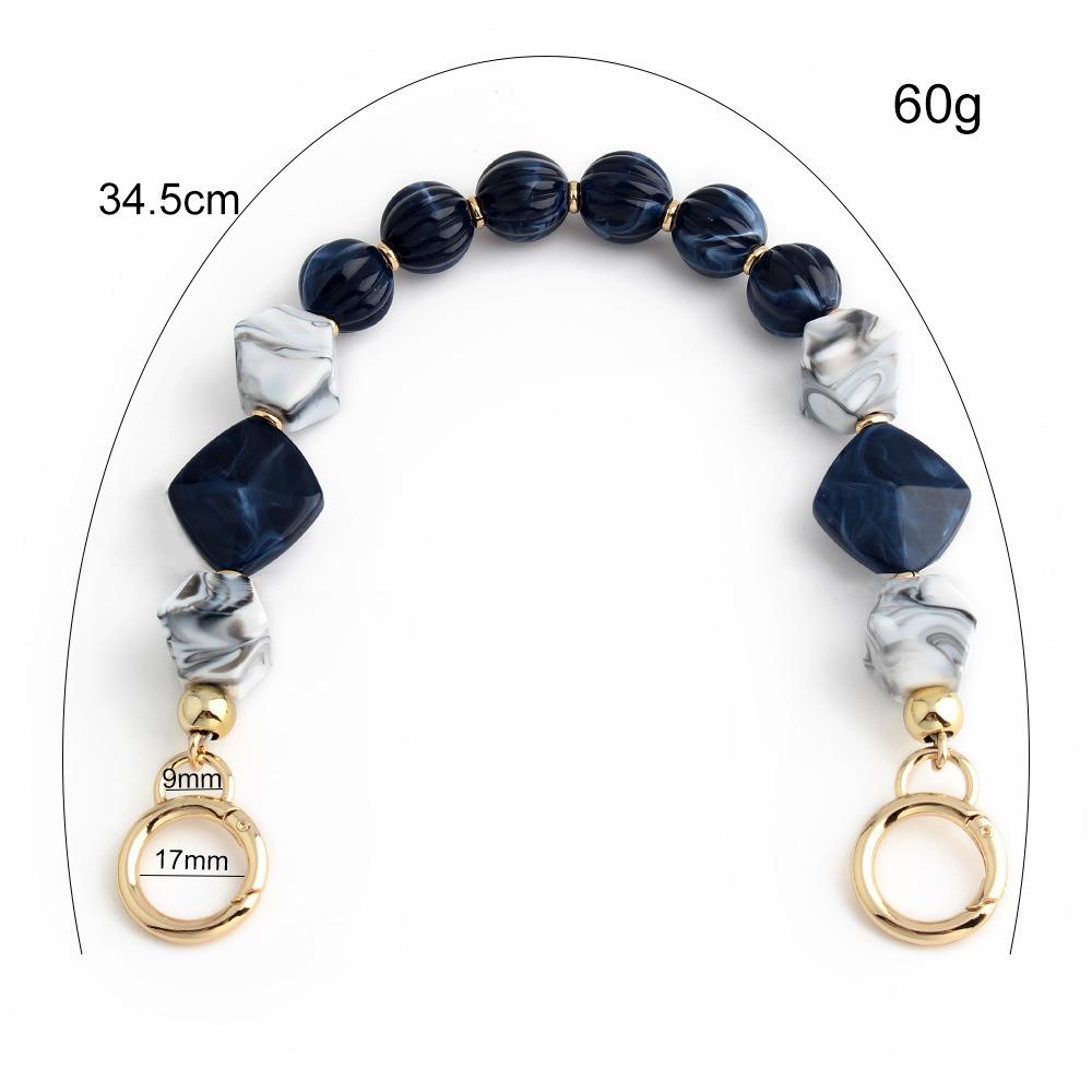 

DIY Decoration Acrylic Beads Bag Chain Replaceable Lanyard Beaded Bag Pendant Key Chain Fashion Handle Chain Car Accessory