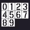 Letter Stencils And Numbers PET Reusable Templates for DIY Art Crafts 26 Letters 10 Numbers Comprehensive Stencil Set for Wood Signage Cake Decorating