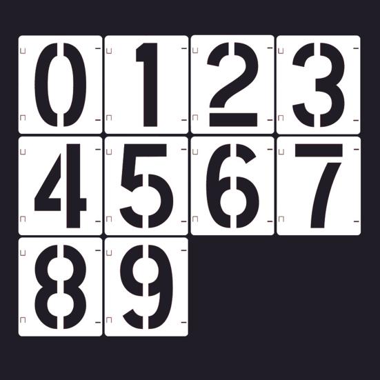 Letter Stencils And Numbers PET Reusable Templates for DIY Art Crafts 26 Letters 10 Numbers Comprehensive Stencil Set for Wood Signage Cake Decorating