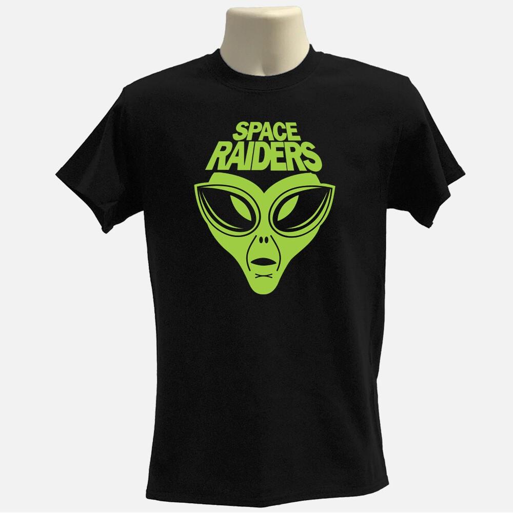 Space raiderss Tshirt Alien Tee Ufo tshirt funny space tee alien invasion Unisex T-Shirt S
