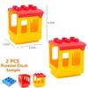 Big Building Blocks Construction Traffic Machinery Creativity Car Accessories Crane Excavator Bricks Toys For Children Baby Gift