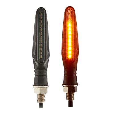 Motorrad Seitenblinker 12V 12LEDs Mini LED E-Prüfzeichen Lauflicht Blinker Wasserdicht für Motorräder Strandmotorräder
