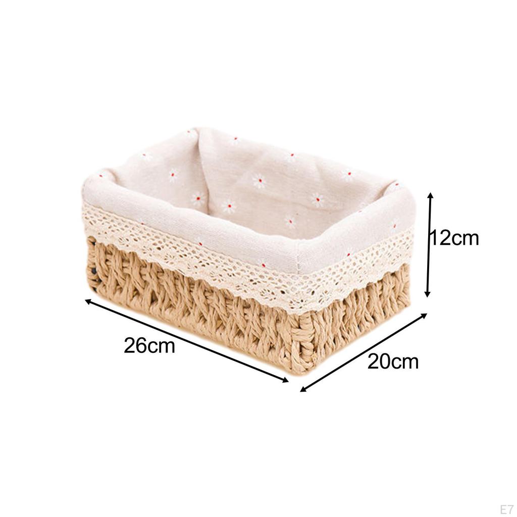 Desk Storage Basket Cabinet Organizer/ Multifunctional Rectangular Bin/ Toys Clothes