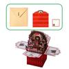 Cartões de Boas Festas de Natal Criativos 3D Pop-Up com Envelope Cartões de Natal Surpresa Cartões de Férias do Papai Noel Convites