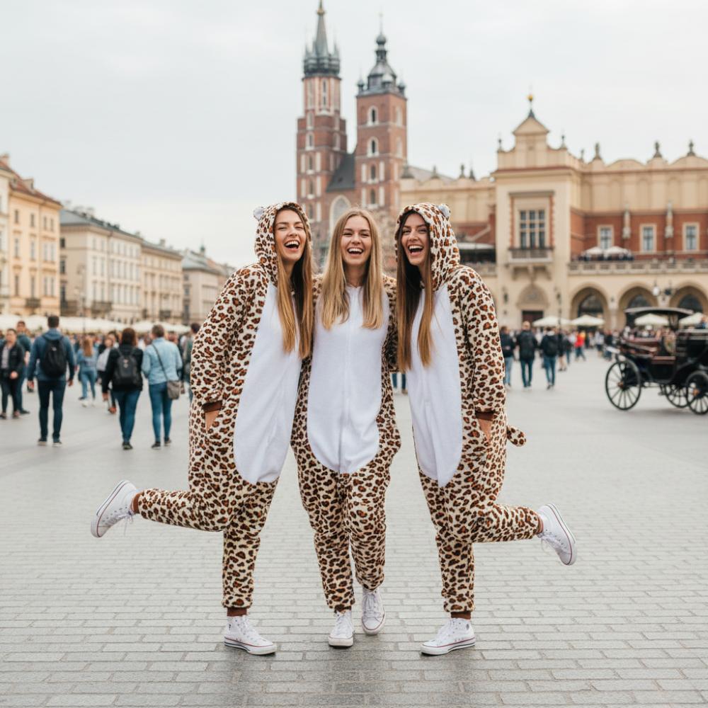 Einteiler Kigurumi Schlafanzug Kostüm - Leopard Einteiler Kigurumi Schlafanzug Kostüm - Leopard