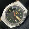 VINTAGE SEIKO 5 AUTOMATIC 7S26A JAPAN MENS BLACK COLOR DIAL WATCH A701915-5 R207-a701915