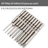 801 Electric Screwdriver Bit W&D 4mm Phillips Screwdriver, 5*60*3, 4C Imported Steel