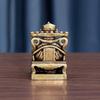 1Pcs Desktop Wealth Recruitment Decor Statue Gift Pure Brass Mini Gods Of Wealth Ornament For Home Office Living Room Accessory