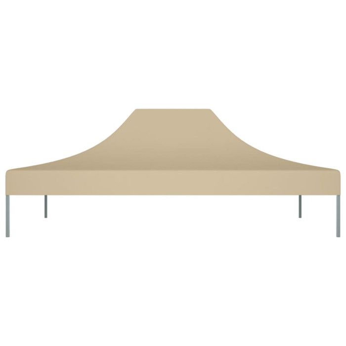 Toit de Tente de Réception - VIDAXL - Beige - 4,5x3 m - Résistant aux UV - Imperméable