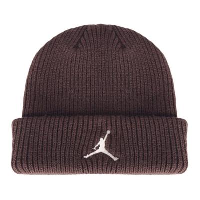 Nike Logo Fleece Mütze Unisex Mützen Dunkelbraun FZ2055-237