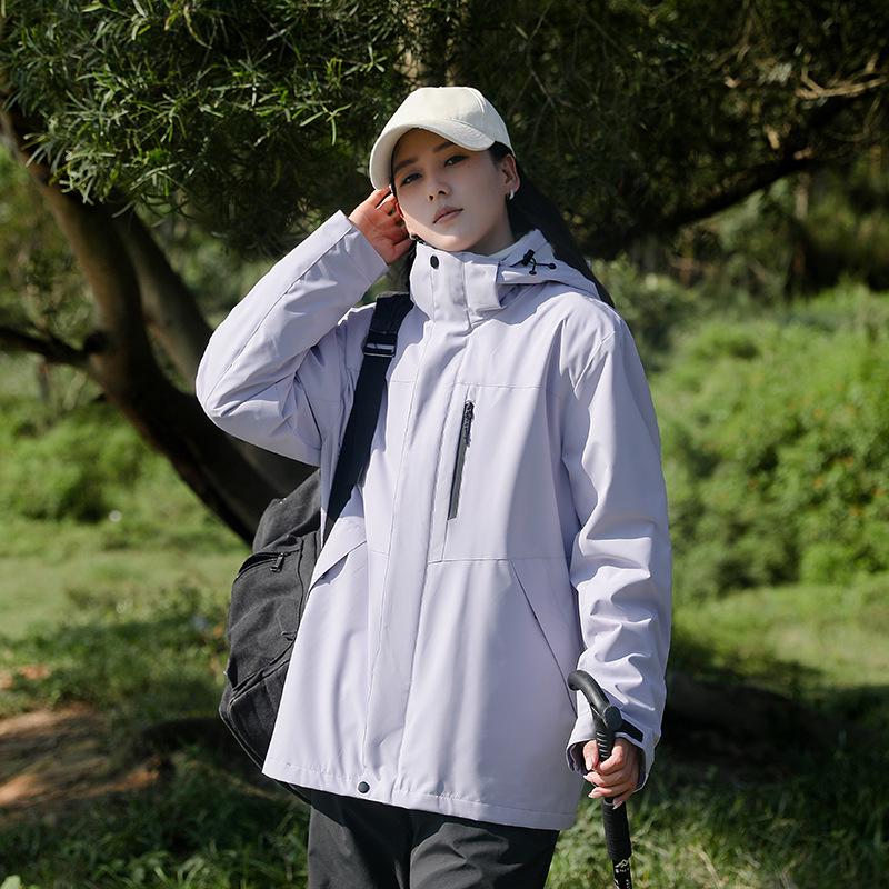 

Унисекс 3-в-1 Отстегиваемый Зимний Ветрозащитный Пуховик – Водонепроницаемый, Ветрозащитный, С Настраиваемым Логотипом M