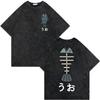 Dandadan Turbo Granny Anime Graphic T Shirts High Street Fashion Trend Vintage Washed Tshirt Men Women Casual Cotton Tshirts