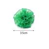 30pcs 3.5cm Snow Gauze Fabric Flower Colorful Carnation Artificial Flowers For DIY Wedding Party Clothing Headwear Decoration