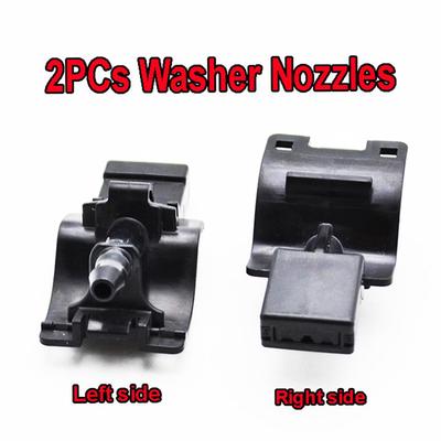 Wipers 2Pcs Front Windshield Wiper Washer Jet Nozzle for Toyota Corolla Altis Camry Auris Highlander 2007 2008 2009 2010