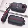 Car Key Cover for Toyota Raize Tanto Rex Ativa Daihatsu Rocky Tanto Subaru Rex with Keychain Honeycomb Texture Metal Keychain Car Remote Key Sleeve