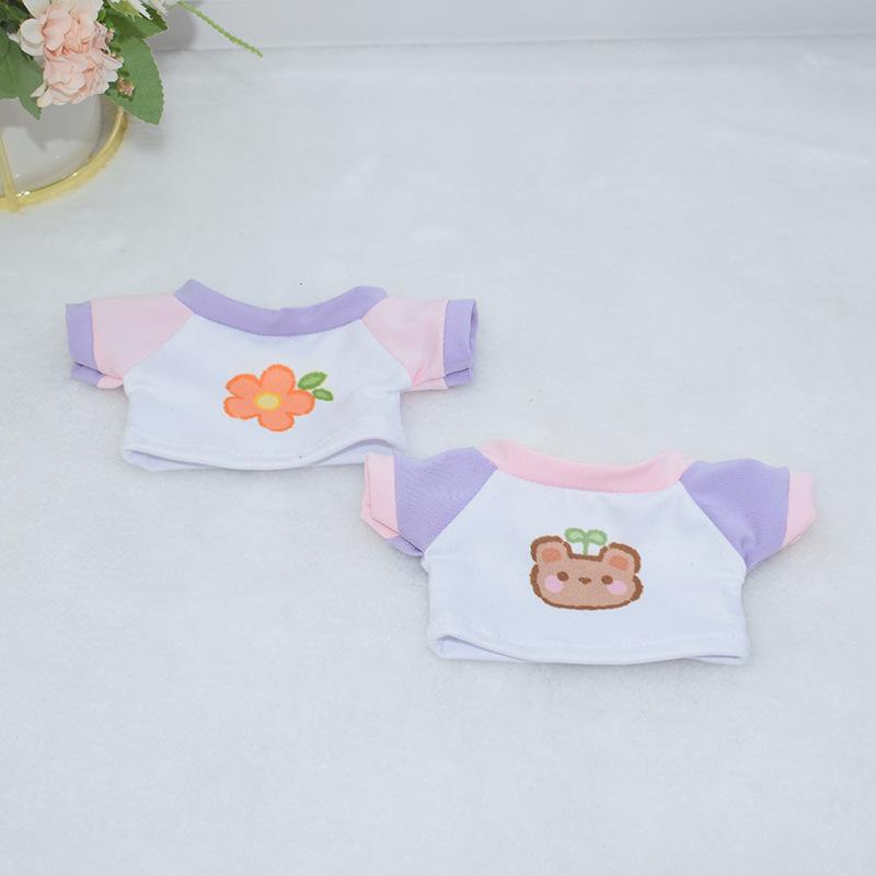 Oblečení pro panenky: 20cm Kreslené Hvězdy Tričko Bavlna Ležérní Oblečení pro Oblékání