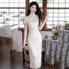 Yellow national style, new Chinese Suzhou long cheongsam, improved young 1011 new women's high-end sense, daily wear