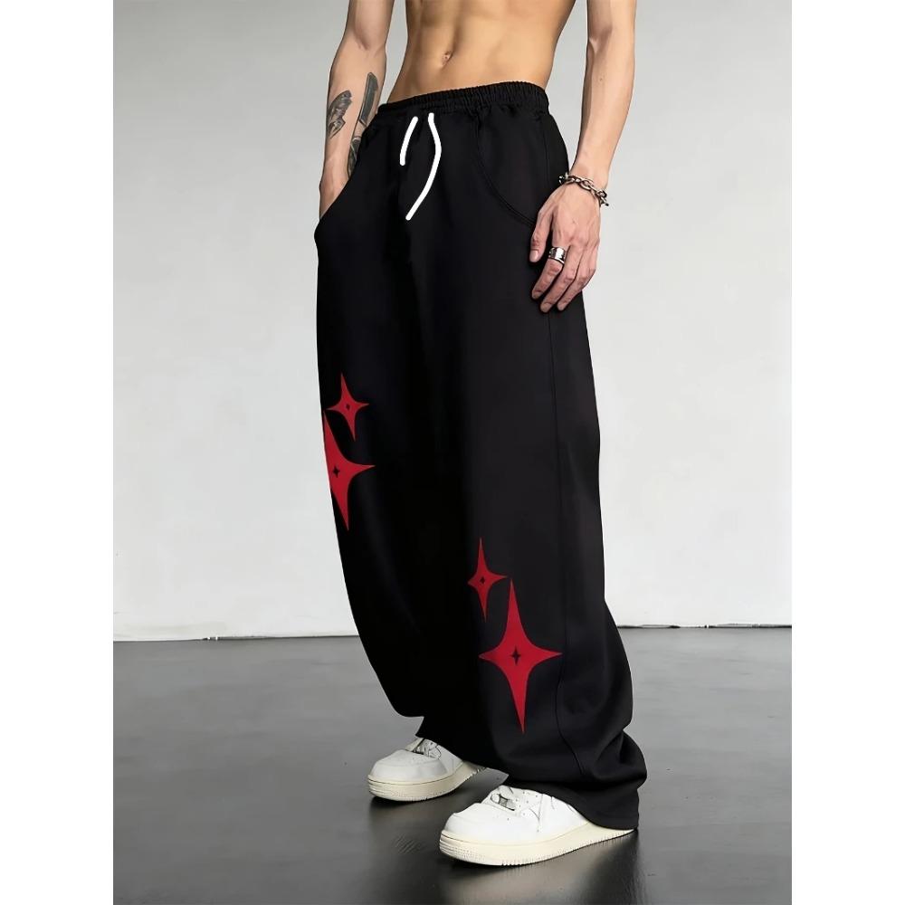 Summer Rock-style Unisex Fashion Casual LoosePants for Daily Running Fitness and Campus Life