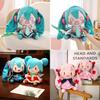 Peluche Morbido e Soffice di Hatsune Miku, Imbottitura in Cotone PP, Non Multiuso, 32cm 0.42kg