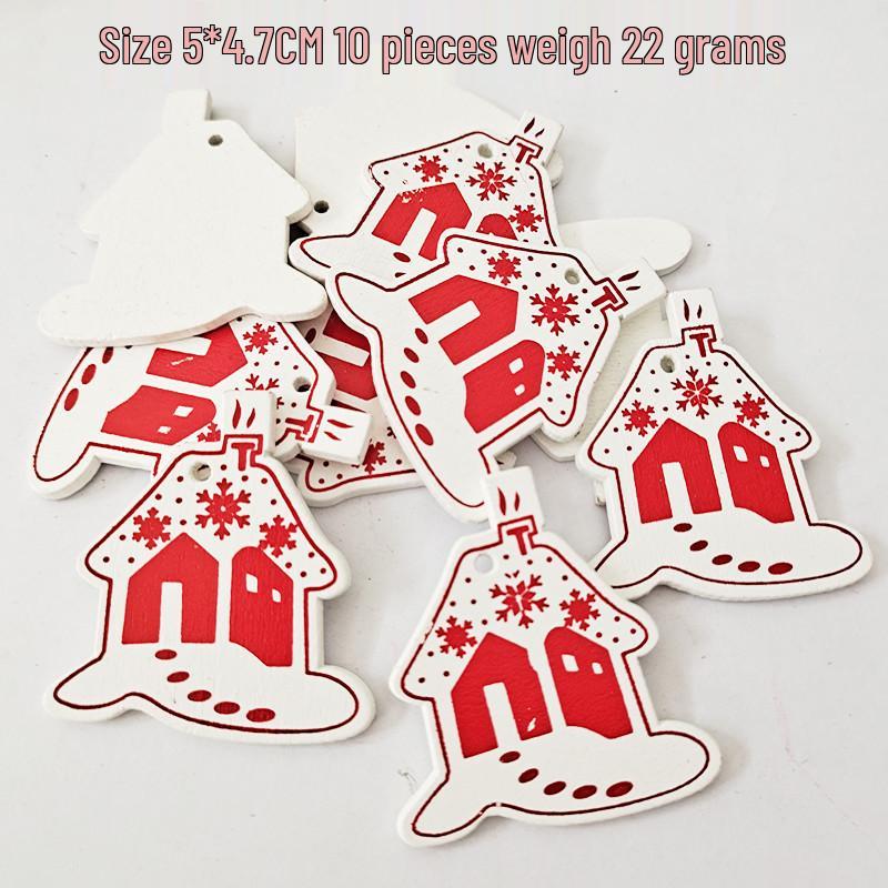 DIY Wooden Christmas Ornaments: Snowflake, Heart, and Star Pendants