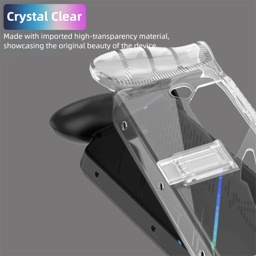 Transparent Protective Cover with Kickstand Host Shell Protective Shell for ROG Xbox Ally/Ally X