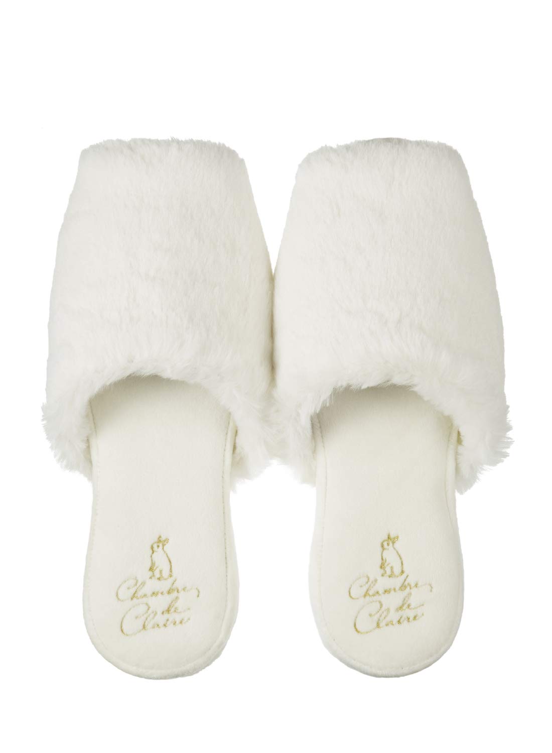 

CB Japan slippers white fur washable fluffy for a beautiful look tutum