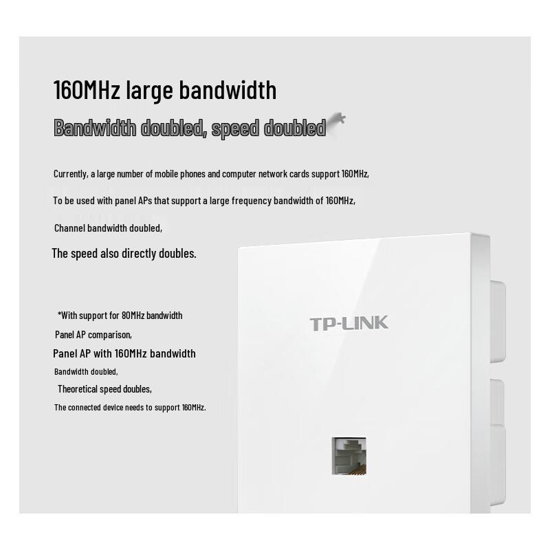 TP-Link AX3000 Whole-Home WiFi 6 Slim Mesh Router & Panel AP System