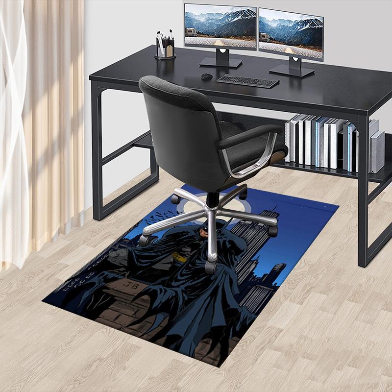 1pc Batman, moonlight Carpet, for Home & Office Decor, Desk Chair Carpet, Festive Gift,Conference Room CarpetL1082