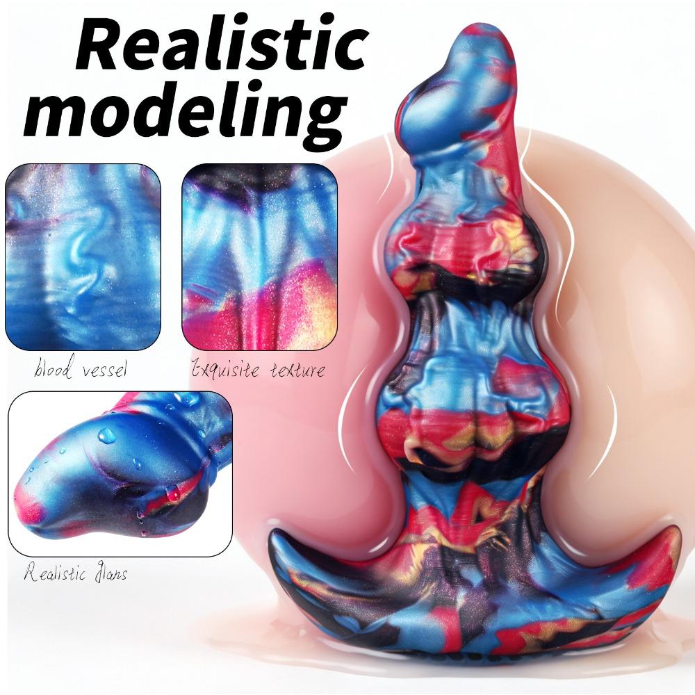 Flexible Realistic Anal Plug Soft Silicone Backdoor Trainer For Male Female Body Safe Toys