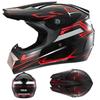 [Free Three-piece Set] Kart Off-road Helmet Electric Motorcycle Helmet Full Helmet for Mountain Downhill Competition