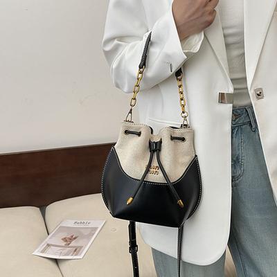 Bag Premium Versatile Bucket Bag Spring and Summer New Niche Design Chain One Shoulder Crossbody Bag Women