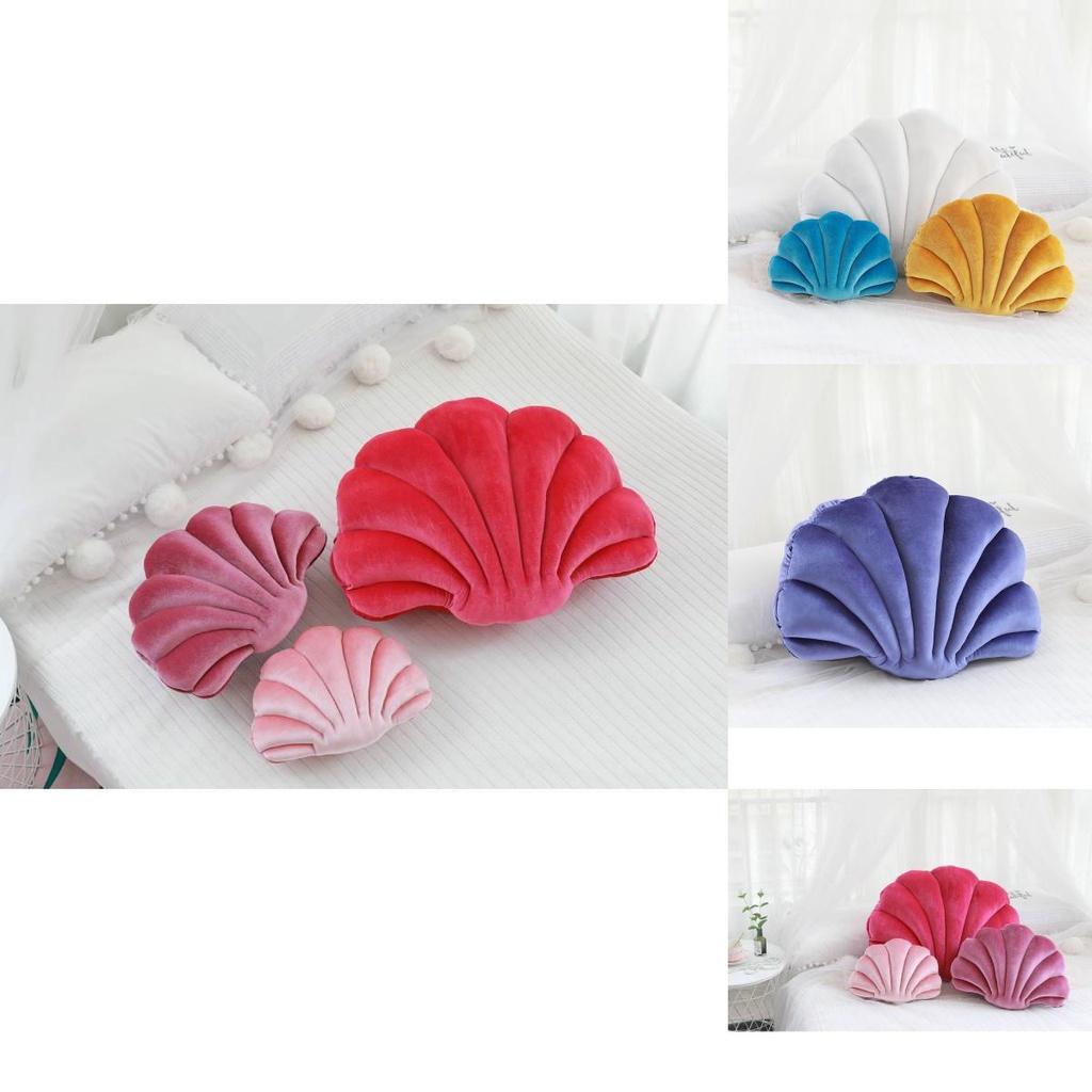Soft Seashell Plush Pillow For Home Decorating Office And Siesta