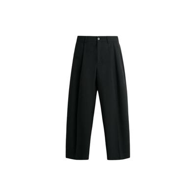 X Studio Nicholson Collaboration Solid Color Mid-Rise Straight Leg Suit Pants Women Pants Black 2003828-800
