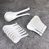 Qianxing White Ceramic Serving Spoons & Scoops