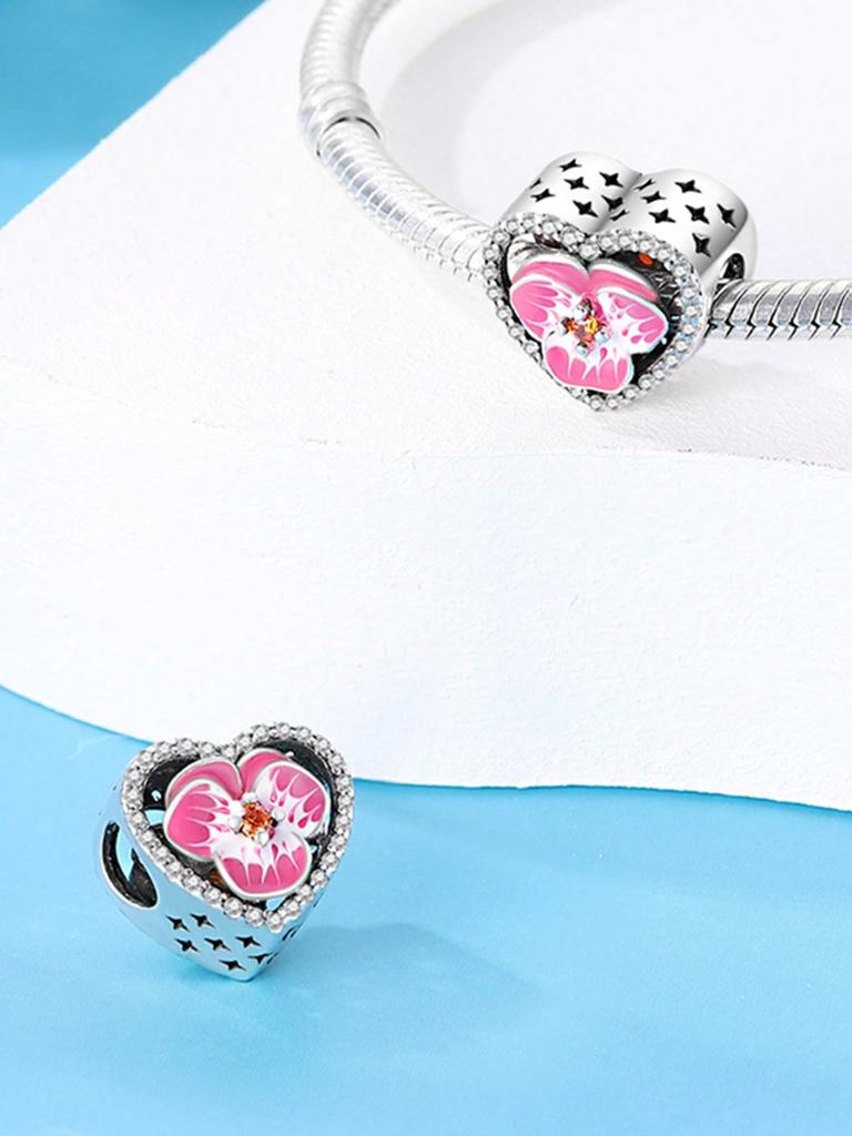 Copper Plated Original Charms Lotus Bead Irisbeads Fit Bracelet Women'S Jewelry Gift