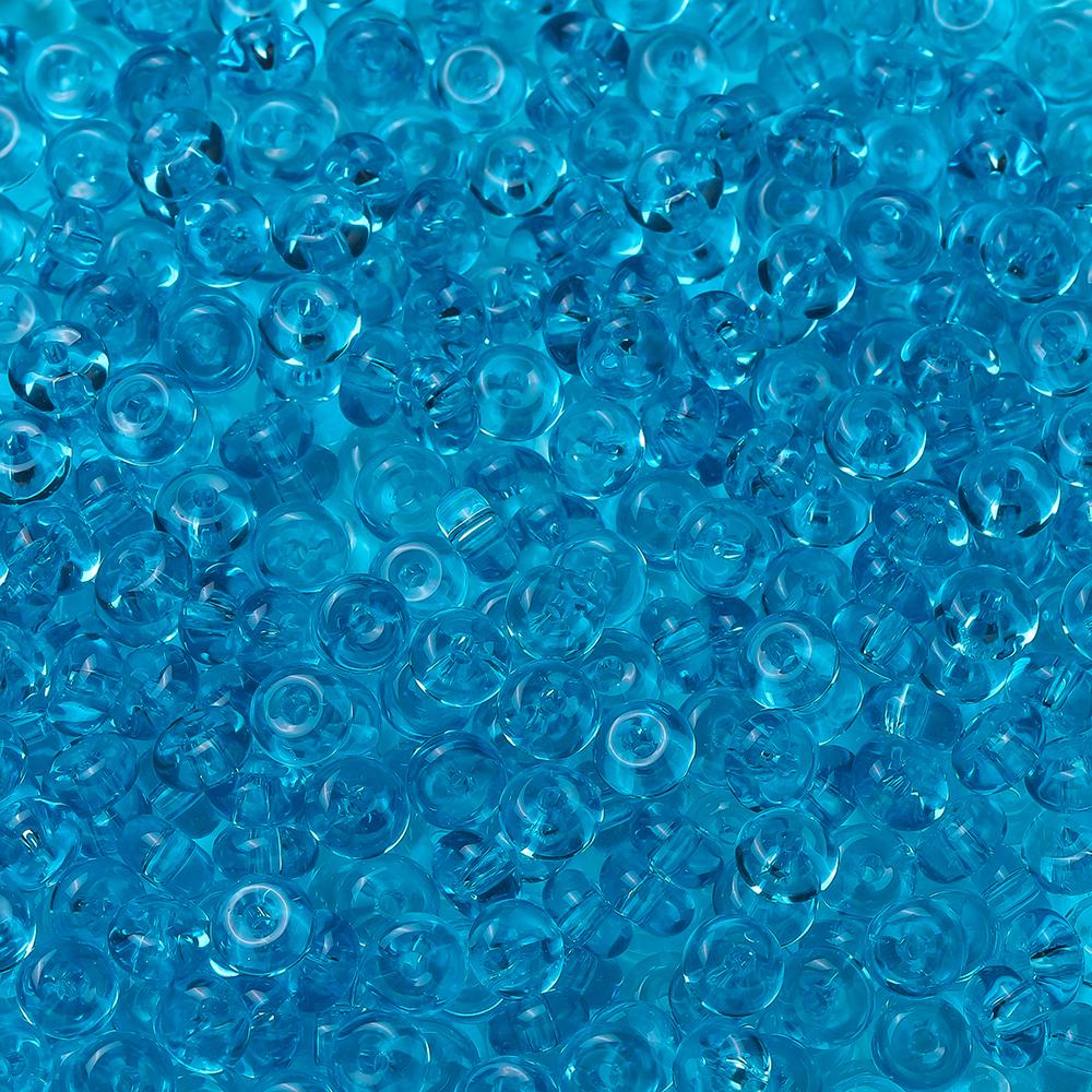 50pcs/Lots Colored Glass Seed Bead Abacus Shape Spacer Loose Beads for DIY Jewelry Making Bracelet Necklace Charms Accessories