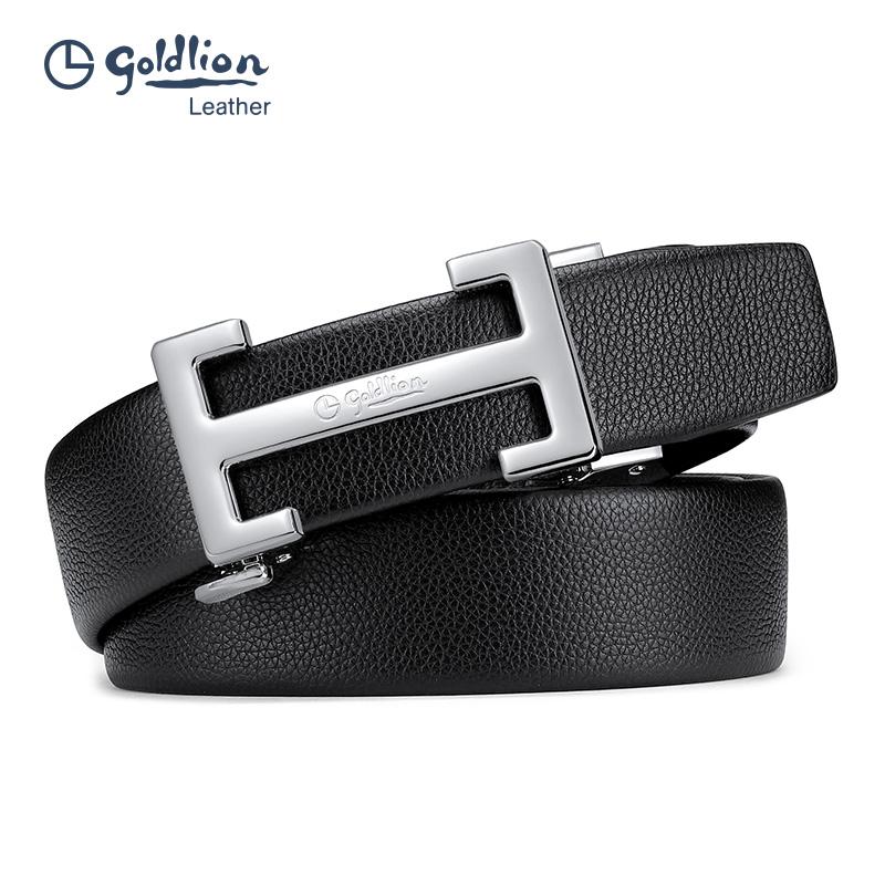 Jinlilai Men's Belt Business Versatile I-shaped Automatic Buckle Men's Belt