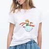 Little Prince White Print Women's Short Sleeve T-Shirt