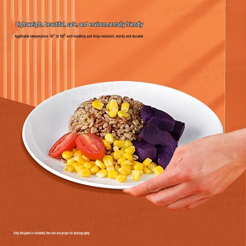 Jinwanfu Commercial Melamine Round Buffet Plate