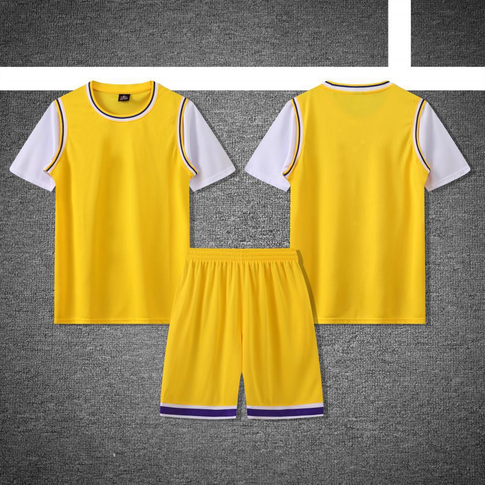 Conjunto de Treino de Basquete Masculino Duas Peças - Manga Curta