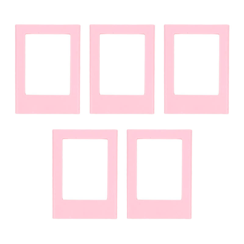 5PCS Lightweight Photo Frames Wall Desktop Reusable Photocards Displaying Sign Paintable Picture Frames for Office Home