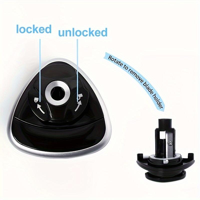 1pc Stylish Black Electric Pencil Sharpener with Auto-Stop & Auto-Exclude Broken Leads - Fast & Efficient Sharpening, Durable PP Construction