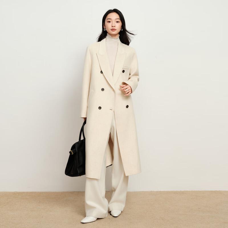 Elva' Island Women's Double-Faced Wool Coat