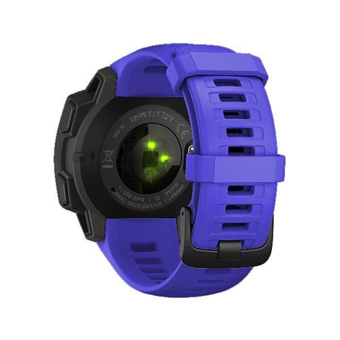 Официальный силиконовый ремешок для Garmin Instinct/Instinct 2 Solar королевский синий