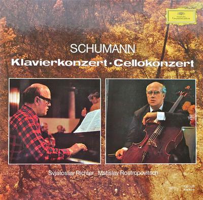 Płyta LP ROBERT SCHUMANN - SVIATOSLAV RICHTE - Koncert fortepianowy • Koncert wiolonczelowy 135153 Deutsche Grammo 1973 Niemcy Klasyczna Używana