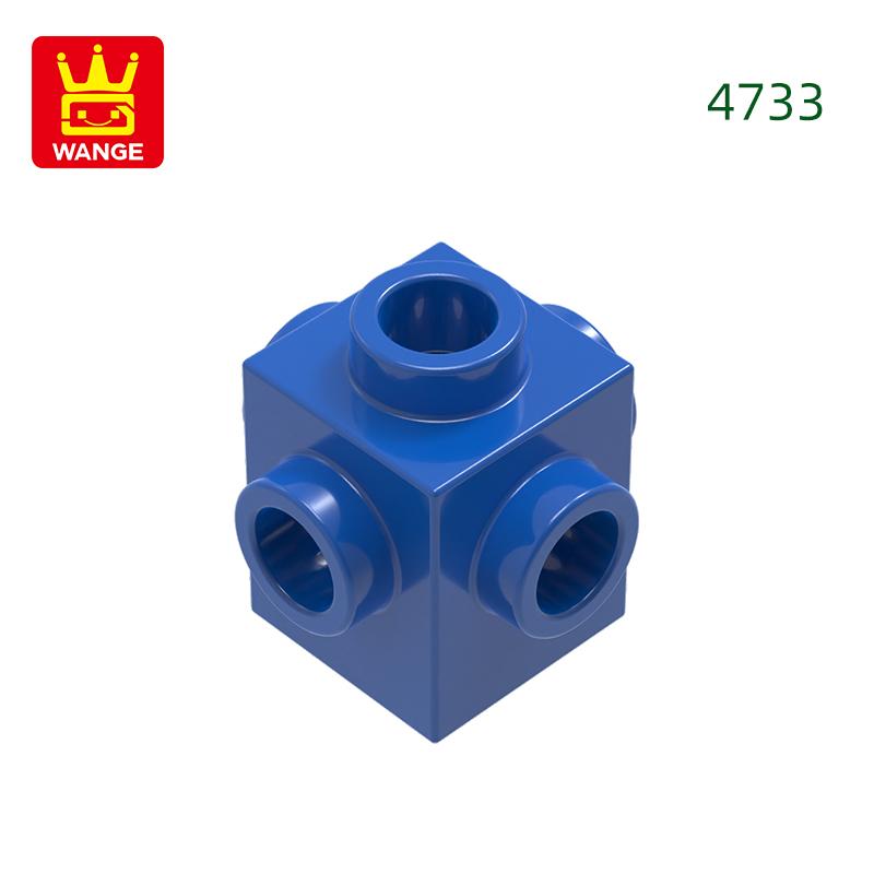 Non-Toxic 225Pcs/Lot 4733 1X1 With Studs On 4 Sides Block Moc Color Accessories Compatible With Brick Diy Children'S Toy Assembly Parts
